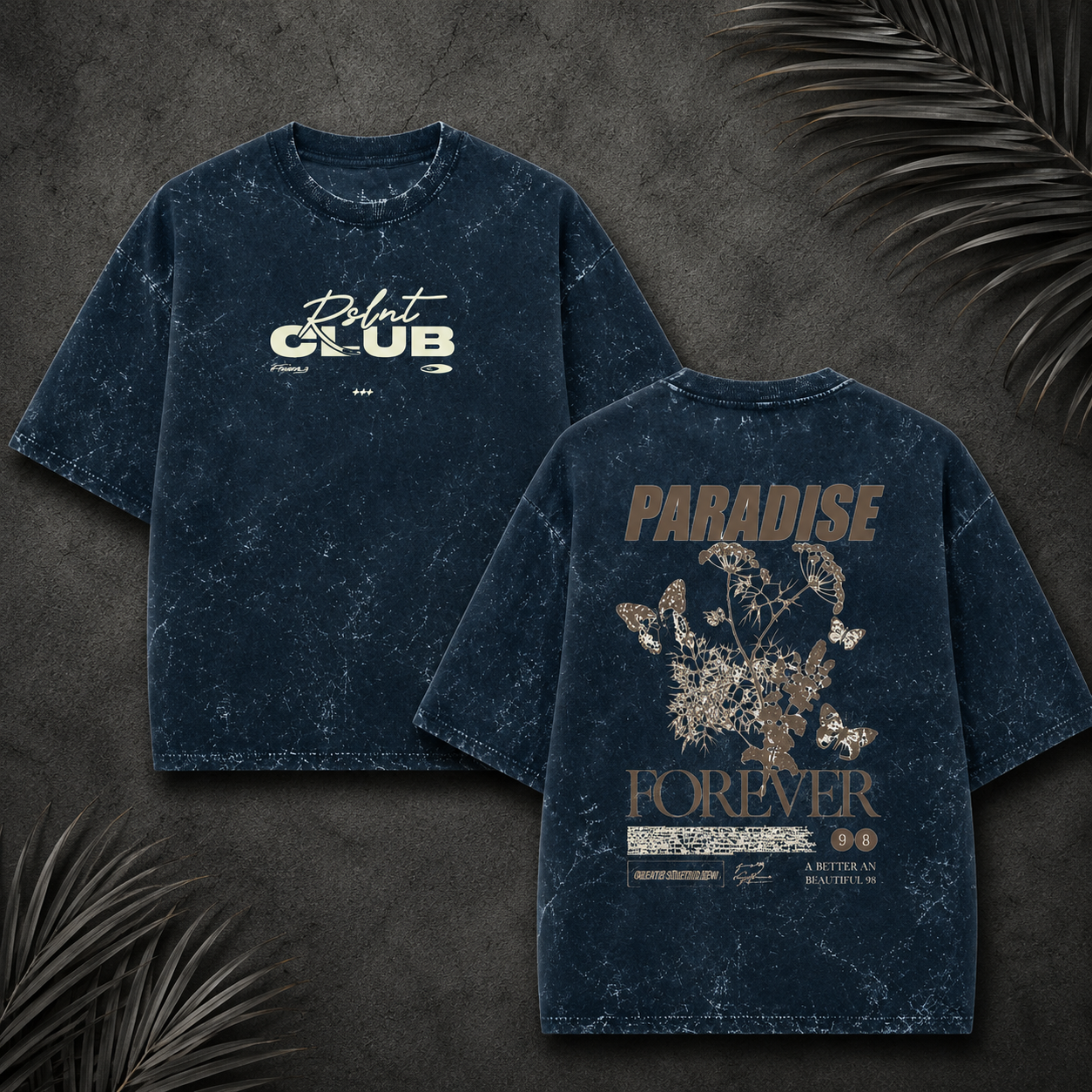 Acid Washed Oversized Tee