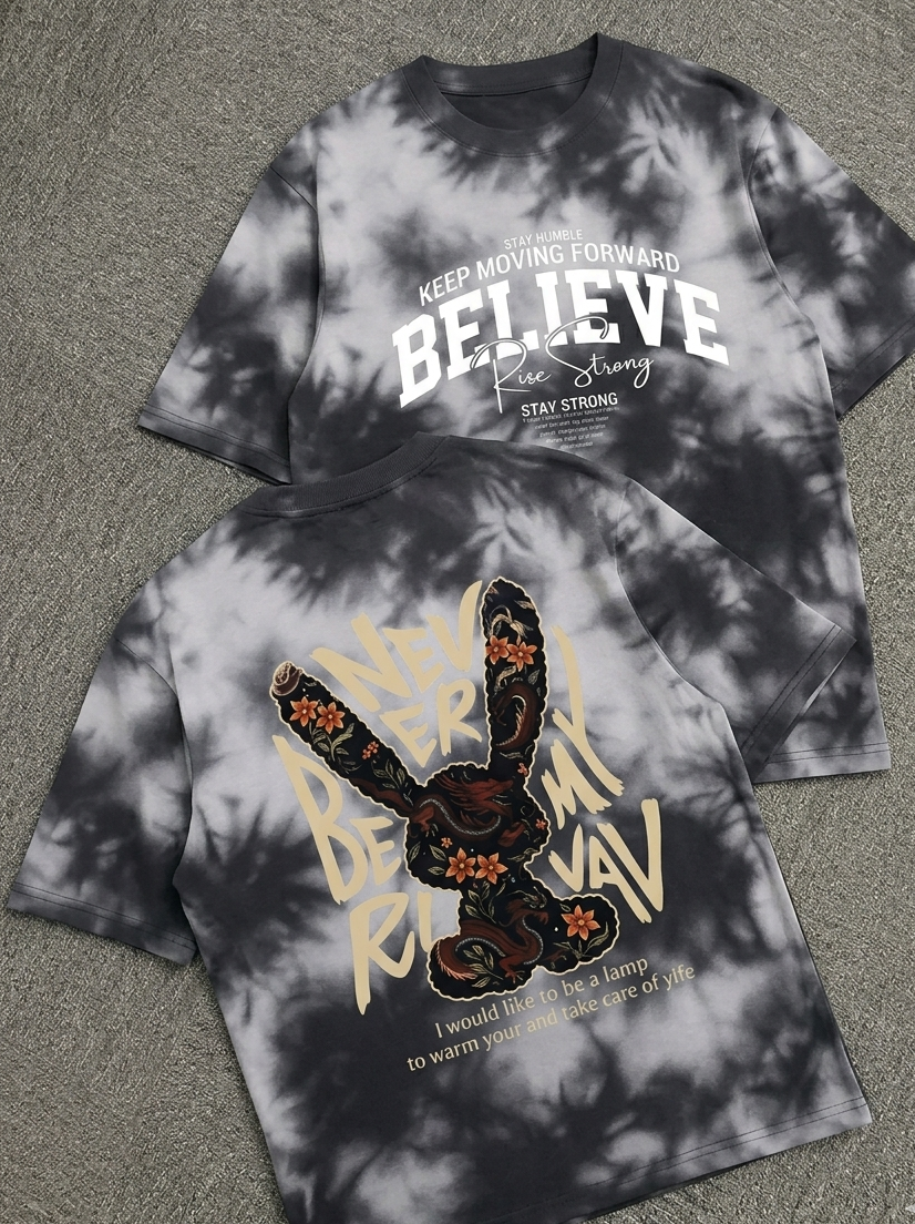 Unisex Tie Dye Oversized T-Shirt